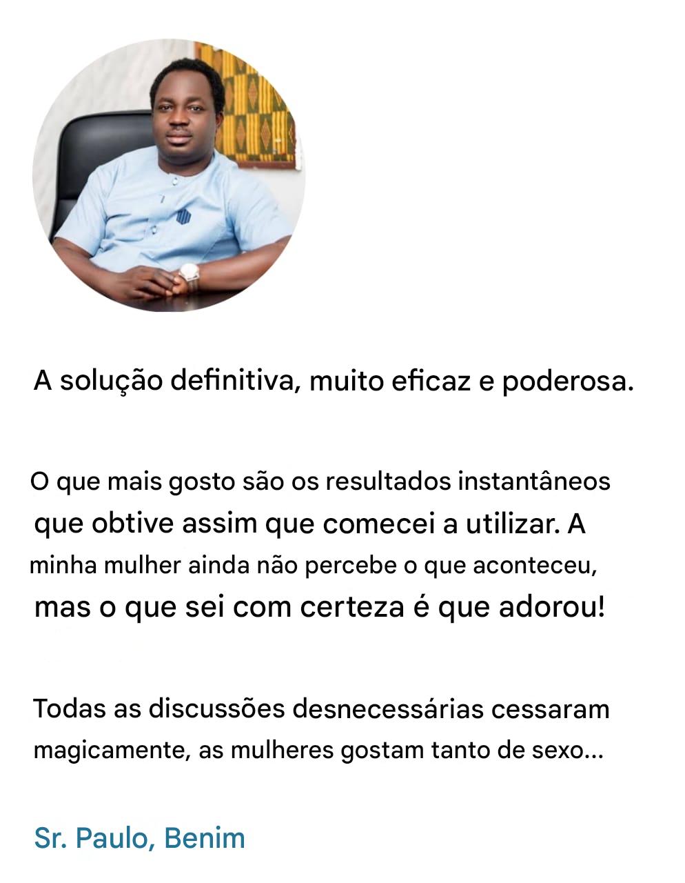 Depoimento de cliente 2